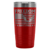 USA Flag Patriot Travel Mug Freedom Isnt Free 20oz Stainless Steel Tumbler