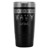 Vegan Vegetarian Travel Mug Friends Not Food 20oz Stainless Steel Tumbler