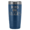 Vegan Vegetarian Travel Mug Runs On Veggies 20oz Stainless Steel Tumbler