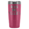 Vegan Vegetarian Travel Mug Runs On Veggies 20oz Stainless Steel Tumbler