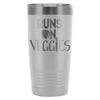 Vegan Vegetarian Travel Mug Runs On Veggies 20oz Stainless Steel Tumbler