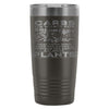 Vegetarian Vegan Travel Mug Eat More Plants 20oz Stainless Steel Tumbler