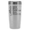 Womens Travel Mug SWEAT She Will Endure All Things 20oz Stainless Steel Tumbler