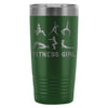 Workout Travel Mug Fitness Girl 20oz Stainless Steel Tumbler