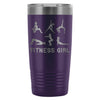 Workout Travel Mug Fitness Girl 20oz Stainless Steel Tumbler