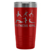 Workout Travel Mug Fitness Girl 20oz Stainless Steel Tumbler