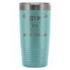 Workout Travel Mug Gym Is My DNA 20oz Stainless Steel Tumbler