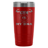 Workout Travel Mug Gym Is My DNA 20oz Stainless Steel Tumbler
