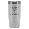 Workout Travel Mug Gym Is My DNA 20oz Stainless Steel Tumbler