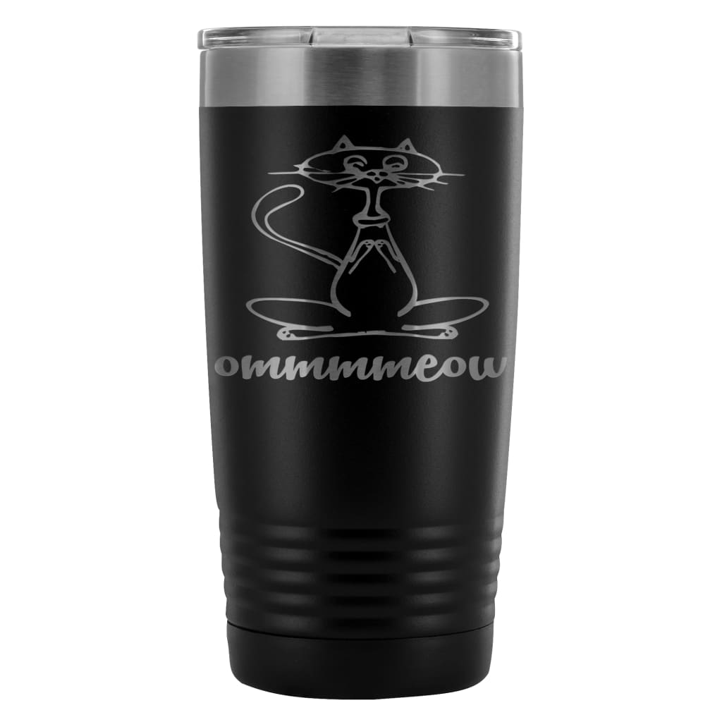 Yoga Cat Mug Ommmmmeow 20oz Stainless Steel Tumbler