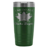 Yoga Travel Mug I Meditate So I Dont Choke People 20oz Stainless Steel Tumbler