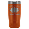 Yoga Travel Mug I Meditate So I Dont Choke People 20oz Stainless Steel Tumbler