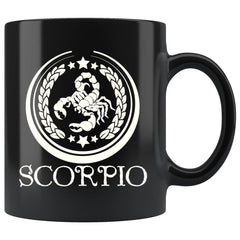 Zodiac Astrology Mug Scorpio 11oz Black Coffee Mugs