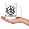Zodiac Astrology Mug Scorpio 15oz White Coffee Mugs