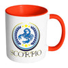 Zodiac Astrology Mug Scorpio White 11oz Accent Coffee Mugs