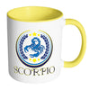 Zodiac Astrology Mug Scorpio White 11oz Accent Coffee Mugs