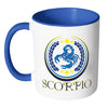Zodiac Astrology Mug Scorpio White 11oz Accent Coffee Mugs