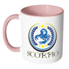 Zodiac Astrology Mug Scorpio White 11oz Accent Coffee Mugs