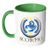 Zodiac Astrology Mug Scorpio White 11oz Accent Coffee Mugs
