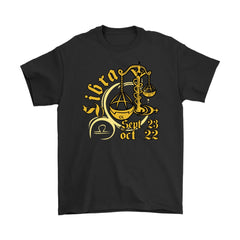 Zodiac Libra Astrology Shirt Libra Sep 23 To Oct 22  Gildan Mens T-Shirt