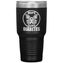 Diabetes Awareness Tumbler Hope Cure Laser Etched 30oz Stainless Steel Tumbler