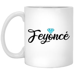 Funny Fiancee Engagement Mug For Her Feyonce Coffee Cup 11oz White XP8434