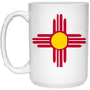 New Mexico Mug Zia Symbol Coffee Cup 15oz White 21504