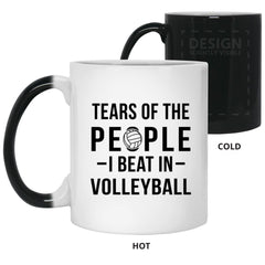 Funny Volleyballer Mug Tears Of The People I Beat In Volleyball Coffee Mug Color Changing 11oz 21150