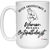 ODTGifts Cytopathologist Mug Never Underestimate A Woman Who Is Also A Cytopathologist Coffee Cup 15oz White 21504