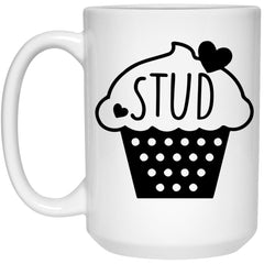 Funny Mug For Boyfriend Husband Stud Muffin Coffee Cup 15oz White 21504