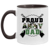 Proud Army Dad Mug Coffee Cup Two Tone 11oz AM11OZ