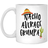 ODDITEES Funny Grumpa Mug Nacho Average Grumpa Coffee Cup 11oz White XP8434