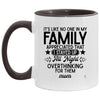 LANKEST Funny Mom Mug It's like no one in my family appreciated that I stayed up all night overthinking for them Relatable Mom Coffee Cup Two Tone 11oz AM11OZ