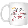 Graphic Bible Quote Scripture Christian Mug Get Thee Behind Me Satan Coffee Cup 11oz White XP8434