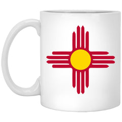 New Mexico Mug Zia Symbol Coffee Cup 11oz White XP8434