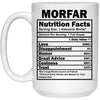 Funny Morfar Mug Morfar Nutrition Facts Coffee Cup 15oz White 21504