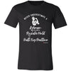 Psychiatric Mental Health Nurse Practitioner T-shirt Never Underestimate A Woman Who Is Also A PMHNP Womens T-Shirt Black 3001C