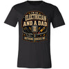 Electrician And A Dad Nothing Shocks Me Shirt Funny Electrician Dad Gift Father’s Day Tee Electrical Worker T-Shirt