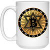 Bitcoin Mug Crypto Coffee Cup 15oz White 21504