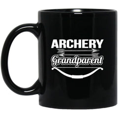 Archery Mug Archery Grandparent 11oz Black Mug