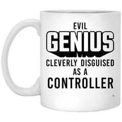 Funny Controller Mug Evil Genius Cleverly Disguised As A Controller Coffee Cup 11oz White XP8434
