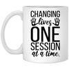 Occupational Therapist Mug OT Changing Lives One Session At A Time Coffee Cup 11oz White XP8434