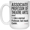 Funny Associate Professor Of Theatre Arts Mug Like A Normal Professor But Much Cooler Coffee Cup 15oz White 21504