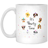 Cute Dog Owner Birthday Mug Its Pawty Time Coffee Cup 11oz White XP8434