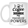 ODTGifts Funny Masseuse Mug Coffee Gives Me My Masseuse Powers Coffee Cup 11oz White XP8434