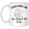 Mother Mug Everything I Am You Helped Me to Be Coffee Cup 11oz White XP8434