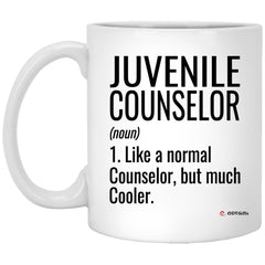 ODTGIFTS Funny Juvenile Counselor Mug Like A Normal Counselor But Much Cooler Coffee Cup 11oz White XP8434