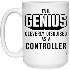 Funny Controller Mug Evil Genius Cleverly Disguised As A Controller Coffee Cup 15oz White 21504