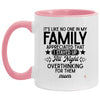 LANKEST Funny Mom Mug It's like no one in my family appreciated that I stayed up all night overthinking for them Relatable Mom Coffee Cup Two Tone 11oz  AM11OZ