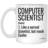 Funny Computer Scientist Mug Like A Normal Scientist But Much Cooler Coffee Cup 11oz White XP8434